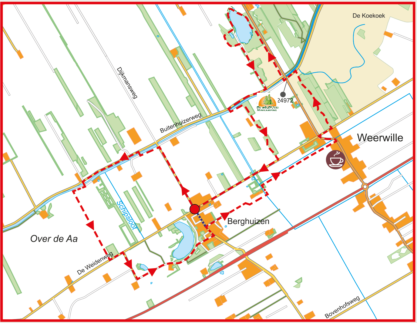 wandelroute 6 km